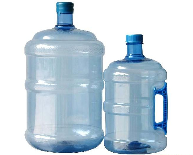 Het blauwe Plastic Vat trommelt 5 Gallonwater het Vullen Machine met Handvat 1 Jaargarantie 0