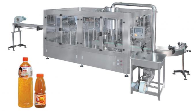 Automatische 4 in 1 Sap het Vullen Machine 4000 - 6000 BPH Flessenvullenmateriaal 1
