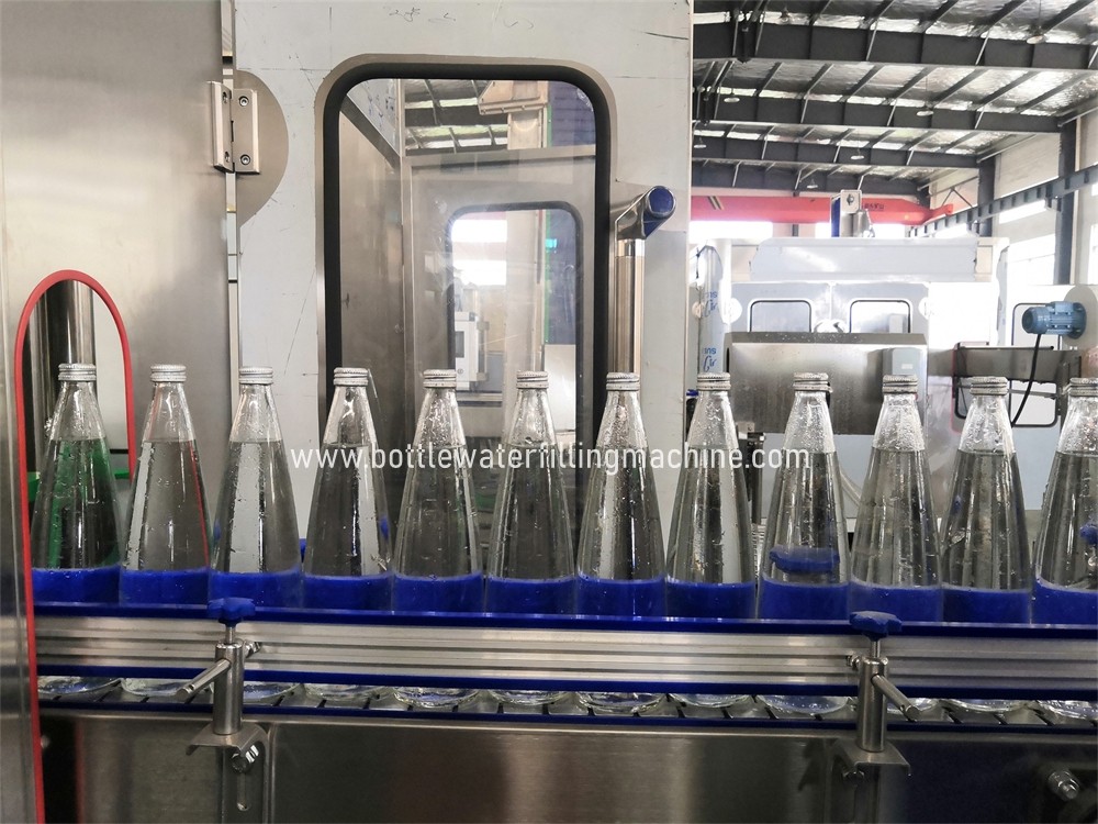 Glass Bottle Cola Drink Filling Machines 2000BPH Beer Soda Bottling Line