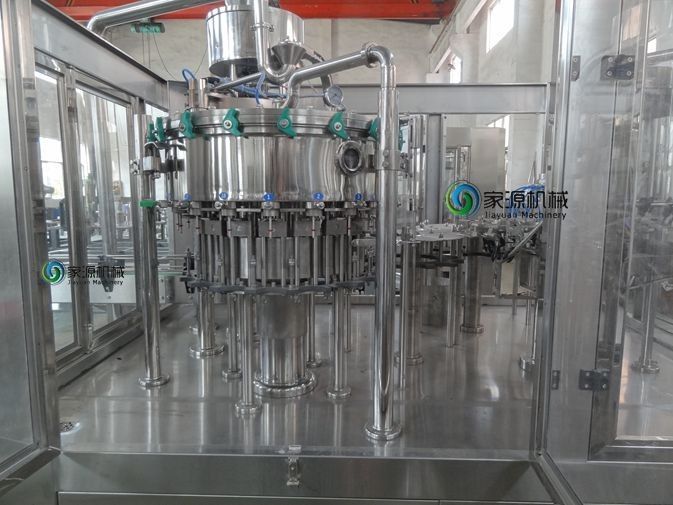 De zilverachtige Witte Sprankelende Machine van het Dranken Automatische Flessenvullen voor Drankindustrie 1